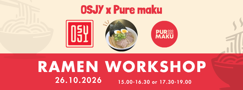 OSJY Ramen Workshop with Pure maku